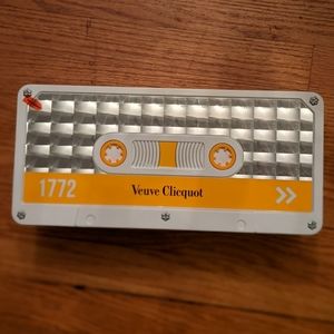 Veuve Clicquot Cassette Tape Case NEW